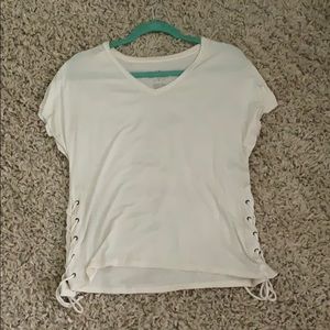 American eagle white tee